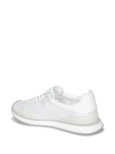 Dolce & Gabbana Calfskin Strobel Portofino Light Sneakers In White