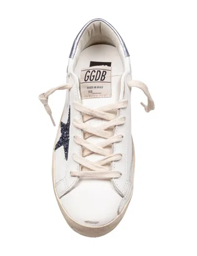 Golden Goose Sneakers Super Star White/black/wisteria In White