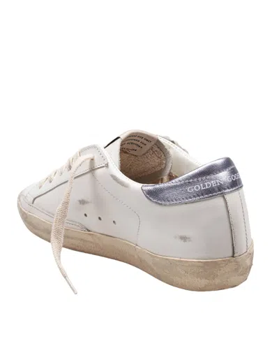 Golden Goose Sneakers Super Star White/black/wisteria In White
