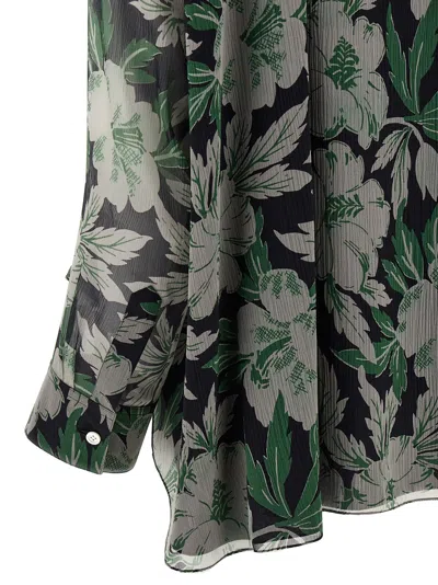 Loewe Silk Shirt Shirt And Blouse Multicolor