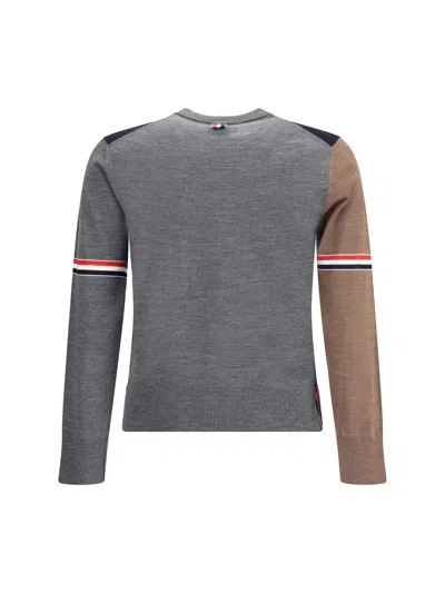 Thom Browne Virgin Wool Sweater In Multi