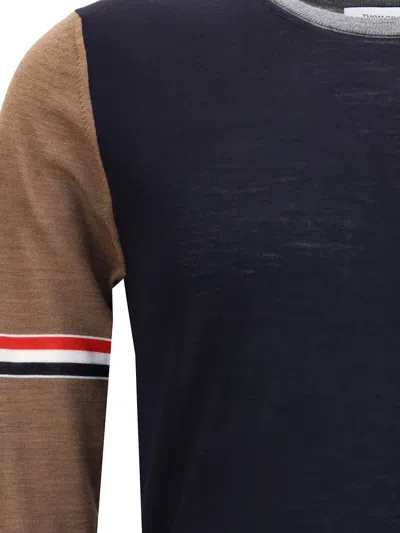 Thom Browne Virgin Wool Sweater In Multi