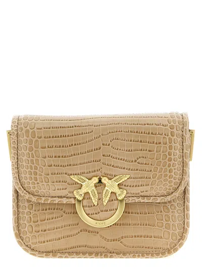 Pinko Love Bag Box Shoulder Bags Beige In Sand