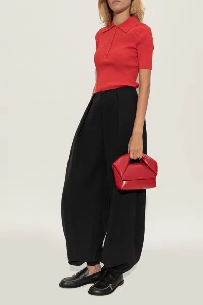 Jw Anderson J. W. Anderson Biker Moccasin In Black