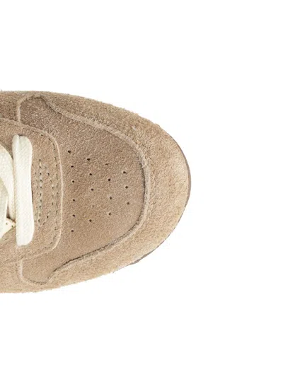 Autry Windspin Low Suede Panel Sneakers In Brown