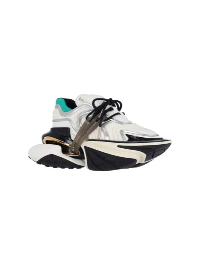 Balmain Unicorn Wave Neoprene Sneakers In Multi