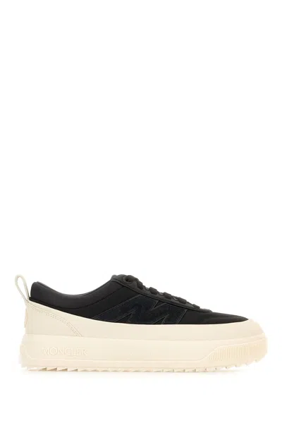 Moncler Altive Sneakers With Round Toe And Pull Tab In Black