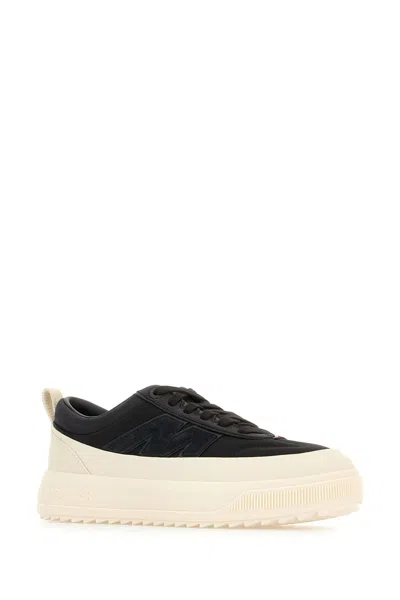 Moncler Altive Sneakers With Round Toe And Pull Tab In Black