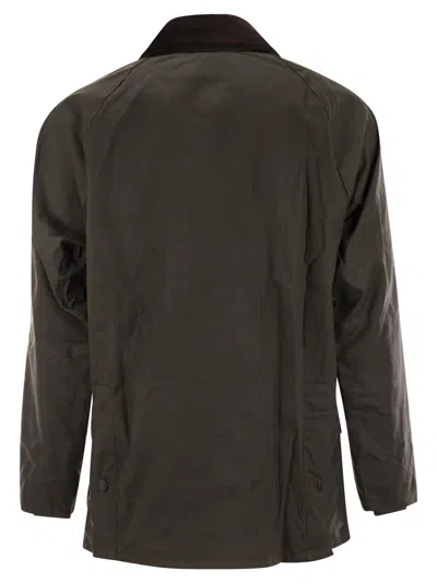 Barbour Classic Bedale Wax Jacket Aw25 Wax Cot Outw In Green