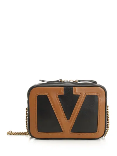Valentino Garavani Viva Superstar Leather Crossbody Bag In Multi