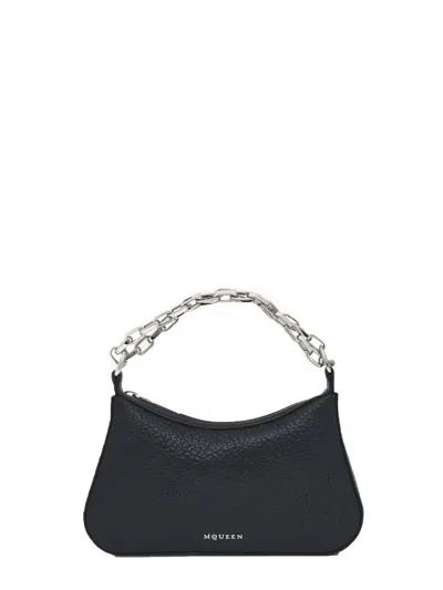 Alexander Mcqueen Small T-buckle Clutch Bag In Black