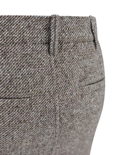 Brunello Cucinelli Pencil Skirt In Gray