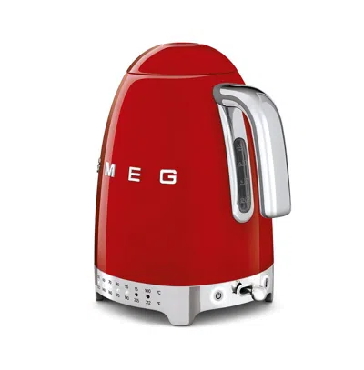 Smeg Variable Temperature Kettle In Red