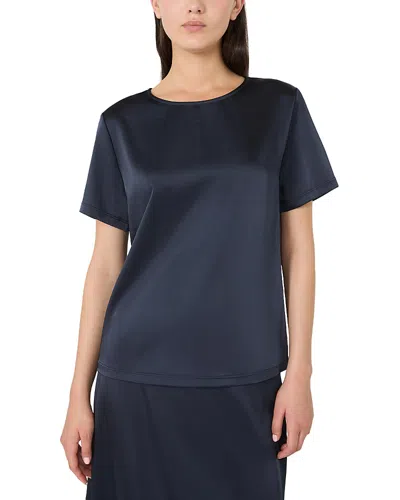 Weekend Max Mara Short-sleeve T-shirt In Blue