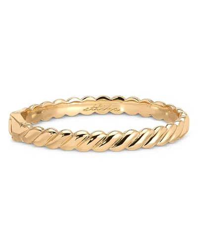 Ettika Twisted Stacking Bangle Bracelet In Gold