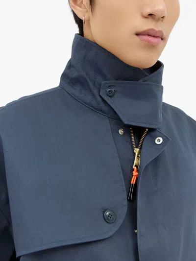 Dickies Button-fastening Patch-pocket Jacket In Blue
