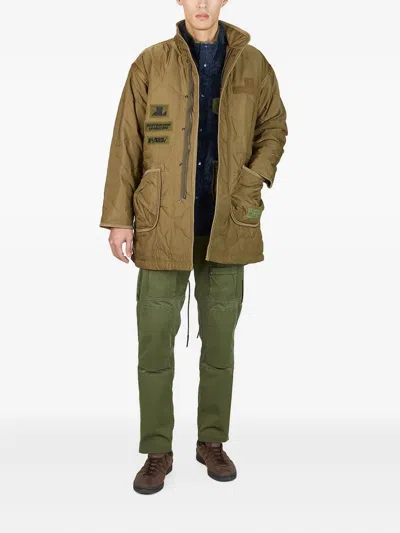 Liberaiders Quilted Patch Coat In Green