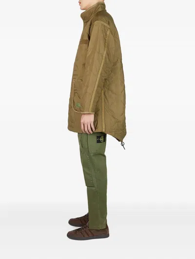 Liberaiders Quilted Patch Coat In Green