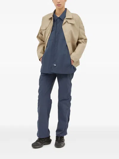 Dickies X Tokyo Design Collective Oversized Work Shirt In Blue