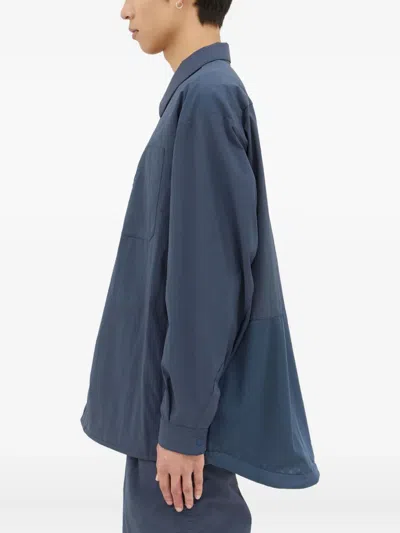 Dickies X Tokyo Design Collective Oversized Work Shirt In Blue