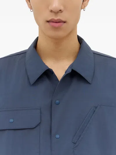 Dickies X Tokyo Design Collective Oversized Work Shirt In Blue