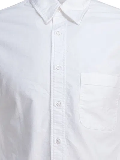 Thom Browne Long-sleeve Button-down Oxford Shirt In White