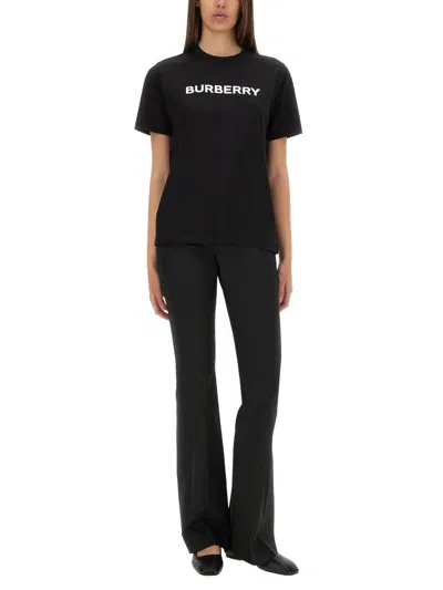 Burberry Cotton T-shirt In Black