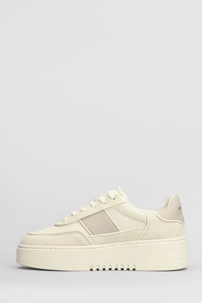 Axel Arigato Orbit Sneakers In Beige Suede And Fabric In Neutral