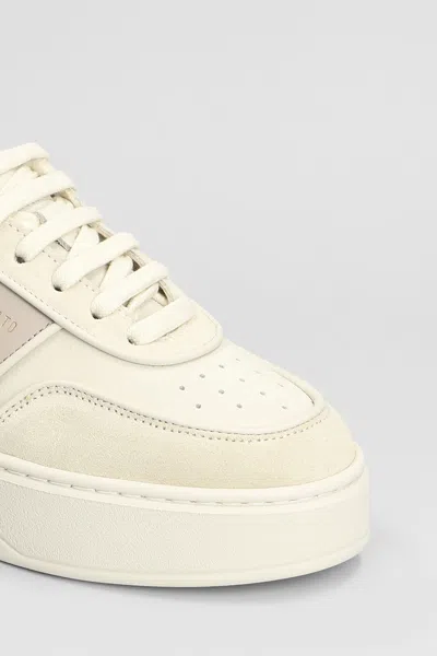 Axel Arigato Orbit Sneakers In Beige Suede And Fabric In Neutral