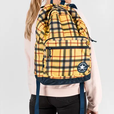Converse Go 2 Plaid Backpack 'yellow'