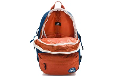 Converse Straight Edge Backpack 'blue Orange' In Multi