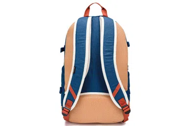 Converse Straight Edge Backpack 'blue Orange' In Multi