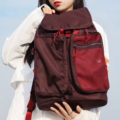 Converse Padded Backpack 'red' In Burgundy