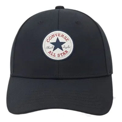 Converse All Star Chuck Taylor Solid Color Cap With Contrasting Logo In Black