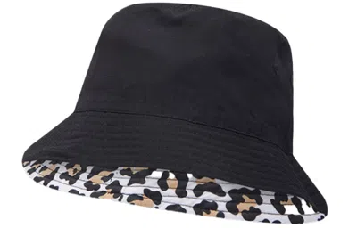 Converse Leopard Printed Reversible Bucket Hat 'white' In Animal Print