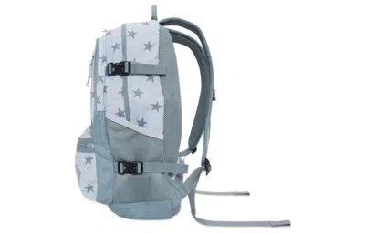 Converse Straight Edge Printed Backpack 'aqua Mist' In Blue