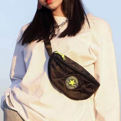 Converse Quilted Sling Pack 'black' In Multi