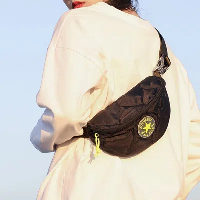 Converse Quilted Sling Pack 'black' In Multi