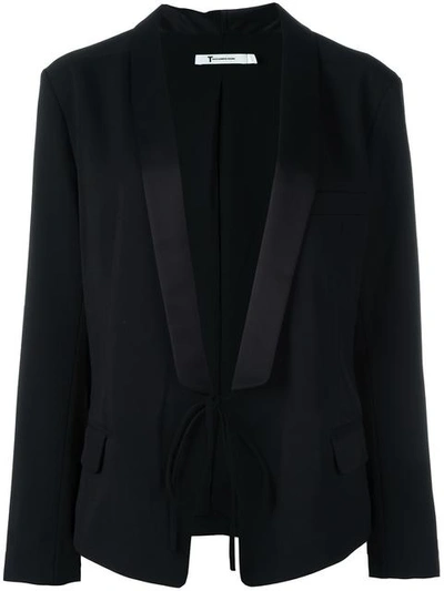 Alexander Wang Shawl Collar Blazer In Black