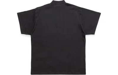 Balenciaga Post It T-shirt Oversized 'washed Black'