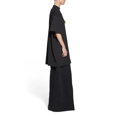 Balenciaga Post It T-shirt Oversized 'washed Black'