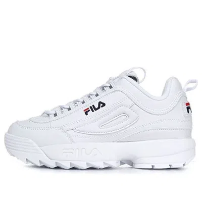 Fila White Polyester Sneaker In White