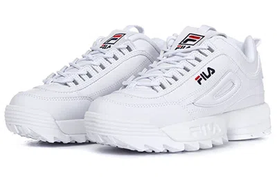 Fila White Polyester Sneaker In White