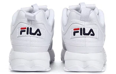 Fila White Polyester Sneaker In White