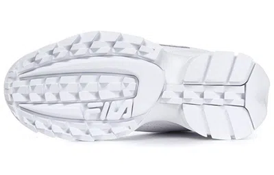 Fila White Polyester Sneaker In White