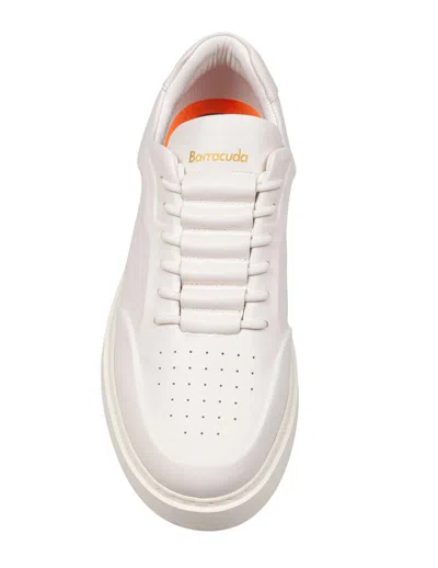 Barracuda Phoenix Slip-on Sneaker In Ultra-soft Nappa Leather In White