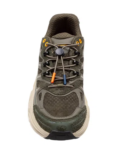 Barracuda Round-one Sneakers In Technical Fabric And Suede In Multi