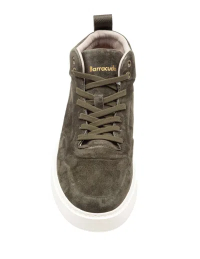 Barracuda High-top Suede Sneaker In Brown