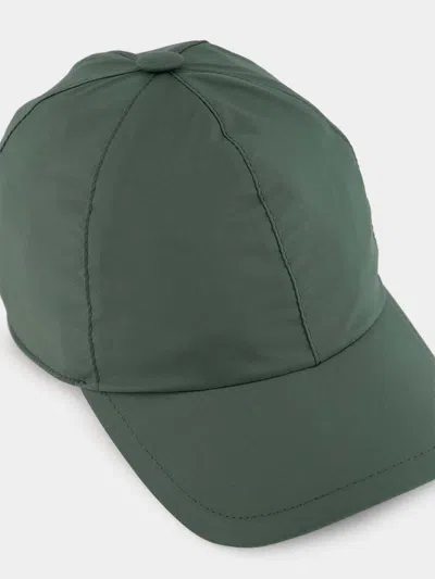 Fedeli Structured Peak Cap In Green