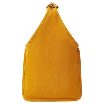 Miu Miu Tassel Leather Tote Bag In Orange